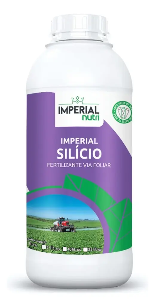 [NUT-00108] Silicato de Potássio Líquido 12% Si + 12% K₂O 1 Litro – Adubo Foliar com Silício