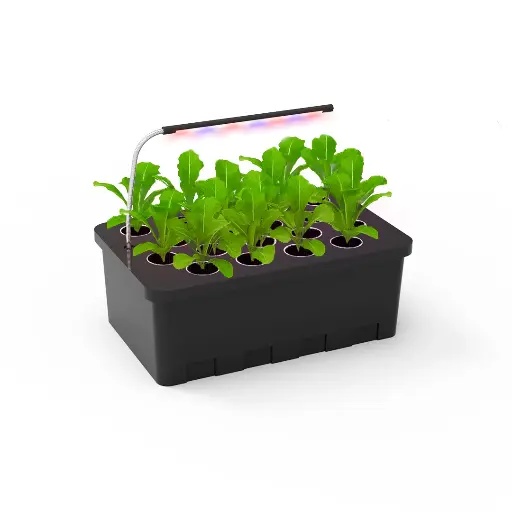 [KITCLONWNUT18] Estufa hidropônica interna Cloner L18 - Estação de propagação de LED com luz e nutrientes
